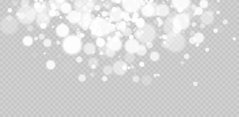 Vector glowing stars, lights and sparkles. Transparent effects