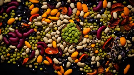 Texture That Speaks Volumes. Kidney Beans Close-Up for Chefs
