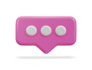 3d speech bubble cheating icon