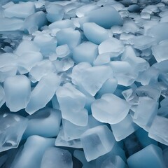A Texture Of Blue And White Ice That Are Cold And Slippery 827203446 (3)
