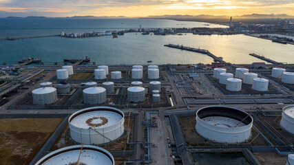oil terminal is industrial facility for storage of Oil and gas industry.