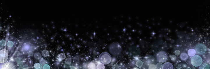 Light abstract glowing bokeh highlights background