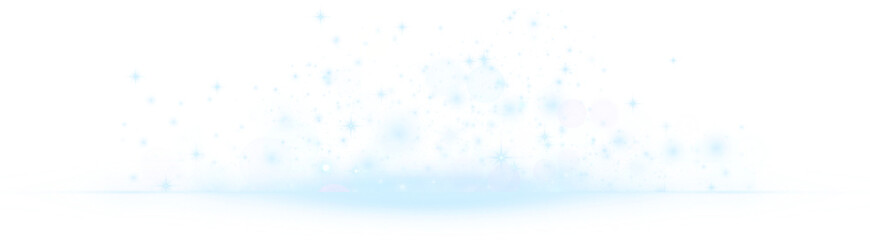 shimmering sparkling effect and glowing bokeh