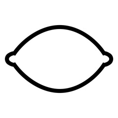 lemon fruit icon illustration