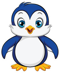 Cute Baby Penguin Cartoon