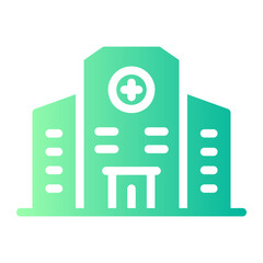 hospital Gradient icon