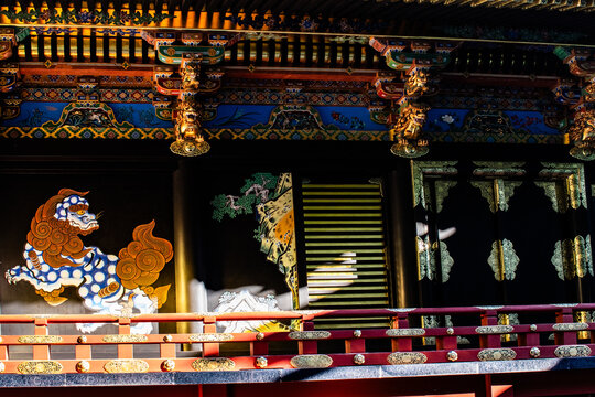 日本平、徳川家康の久能山東照宮を参詣する