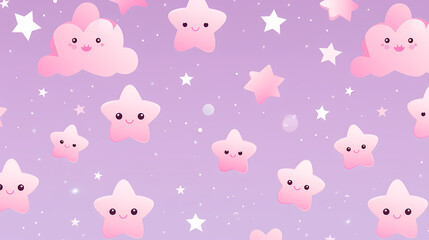 Little stars abstract poster web page PPT background, seamless pattern, business background