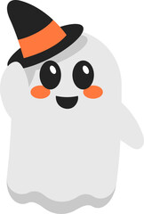 Cute Ghost Illustration