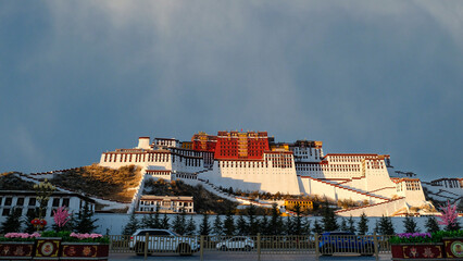 The Potala Palace in Lhasa, Tibet, China