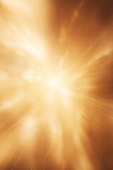 Obraz premium Witness the captivating spectacle of brilliant burst of light against backdrop of golden sunbeams, creating radiant explosion that exudes positivity and dynamic energy. Generative AI.