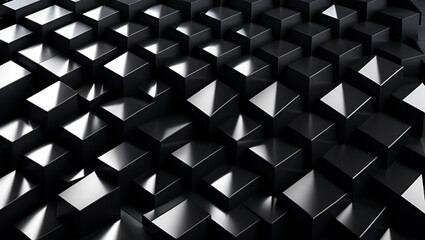 abstract metal background,
A black wall with a pattern of triangles on it,
a black and white photo of a wall generative ai
You might also like