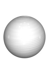 3d sphere with reflection. 3d sphere with shadow. 3d silver sphere