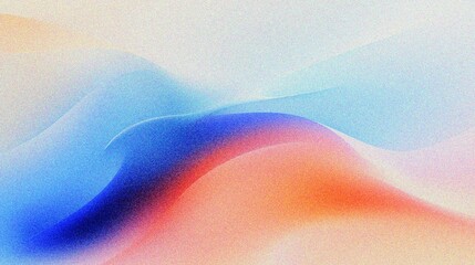 pink blue orange wavy gradient background with grain and noise texture for header poster banner backdrop design