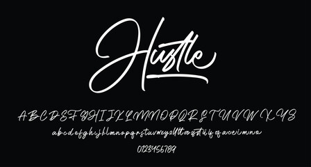 Font Script Beauty Calligraphy Font Type lettering handwritten