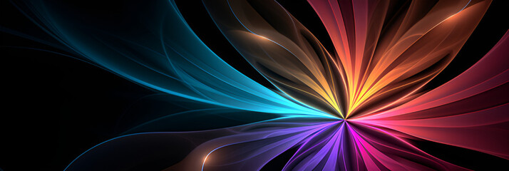 Obraz premium abstract fractal design | generative AI