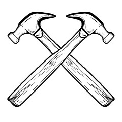 hammers hand drawn