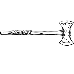 axe handdrawn
