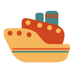 boat toys illustration