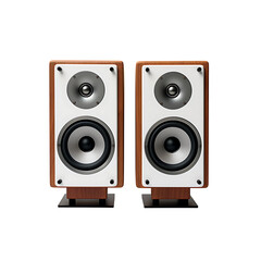 Audio speaker isolated on white background