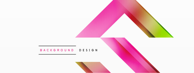 Fototapeta premium Minimalist backdrop featuring dynamic diagonal gradient lines. Sleek movement crafts artful dance of colors, blending modern aesthetics with captivating simplicity