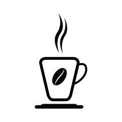 coffee cup vector logo template