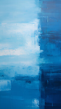 blue background | generative AI © No34