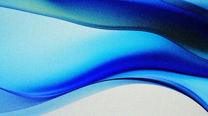 abstract blue wavy modern background with grain and noise texture for header poster banner backdrop