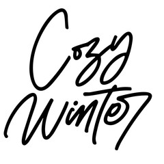 cozy winter quotes vector lettering. typography. Motivational quote. Calligraphy postcard poster graphic design lettering element. Hand written sign