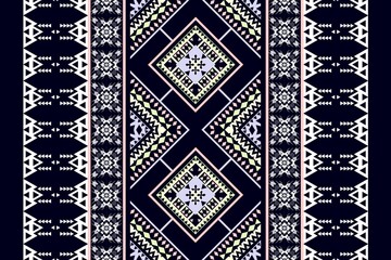 Geometric patterns with simple shapes. Tribal and ethnic fabrics. African, American, Mexican, Indian styles. Simple geometric pattern elements are best used in web design, business textile printing. 