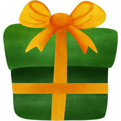 Green gift box