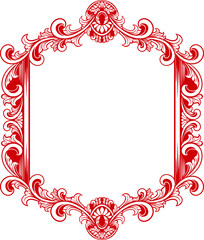 Classic ornament frame. vector illustration