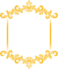 Classic ornament frame. vector illustration