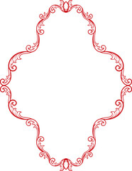 Classic ornament frame. vector illustration