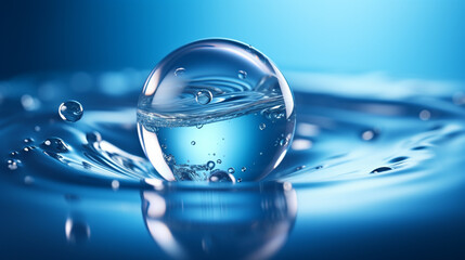 drops of water HD 8K wallpaper Stock Photographic Image 