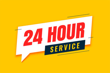 help and assistance 24 hour service center yellow template