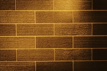 Rough skin tile background or golden brown gradient brick blocks.