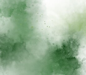 Abstract watercolour tropical green background 