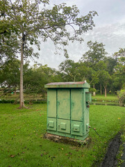 Fototapeta premium Electrical control cabinet