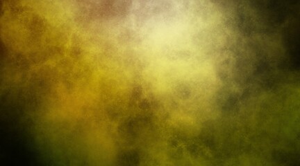 Fototapeta na wymiar 黄色の汚れた質感の背景/グラフィック/デザイン/サムネイル/素材/コンクリート壁面/模様/煙