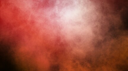 赤い汚れた質感の背景/グラフィック/デザイン/サムネイル/素材/コンクリート壁面/模様/煙