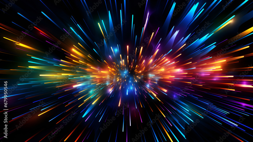 Wall mural abstract light background | generative ai