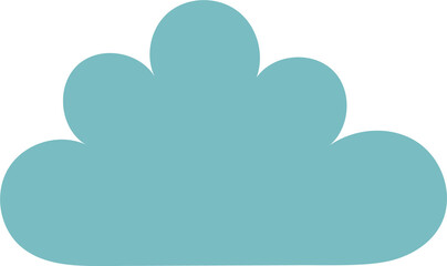 Set of abstract decorative shapes, fastel colors.