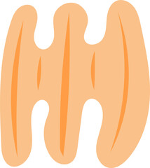 Set of abstract decorative shapes, fastel colors.