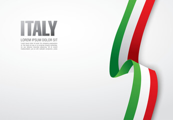 Flag of Italy vector illustration