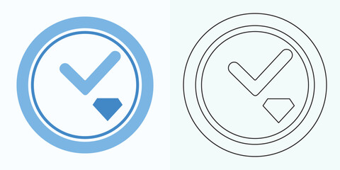 Clock icon illustration in flat style. Watch the face vector illustration on an isolated background. Time alarm sign business concept.