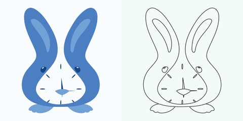 Clock watch icon in flat gradient style ui vector design