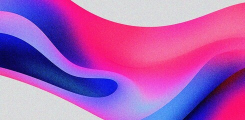 abstract pink and blue fluid wave modern background with grain and noise texture for header poster banner backdrop