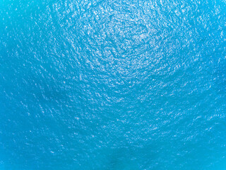 Sea surface ocean waves background,Top view ocean sea background