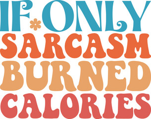 sarcasm retro svg design and digital download